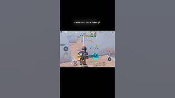 FASTEST CLUTCH EVER ⚡ | #shorts #bgmi #fast #1v3 #clutch