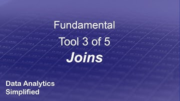 Data Analytics Tool 3 of 5 - Join
