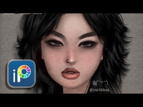 Ibispaint X - Photo Study | Stylized Portrait SPEEDPAINT (Semi-realism ...