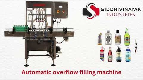 Automatic overflow filling machine