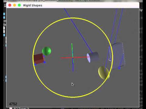 collision test with various shapes -- fcl-dart