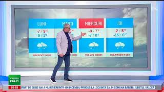 Vreme Neobisnuit De Urata 19032018 Ora 1030 Stirile Protv