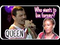 A TERRIBLE SINGER REACTS TO QUEEN WHO WANTS TO LIVE FOREVER LIVE AT WEMBLEY 1986