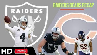Oakland raiders vs chicago bears game recap and highlights. the played
a great game! my equipment, per some of your requests: main
microphone...