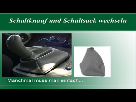 ICT Schaltmanschette Schaltsack wechseln VW Golf4 SHIFT BOOT gear gaiter  replacement change 