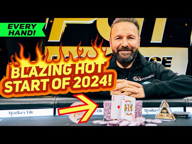 Daniel Negreanu Starts 2024 with a BANG! [Compilation of Every Major Hand] class=