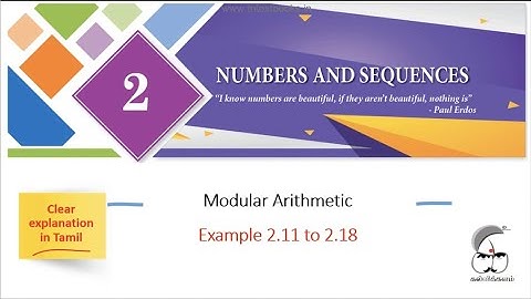 10th Maths Example 2.11 to 2.18 | Numbers and Sequences | in Tamil | @kalvikalam ​