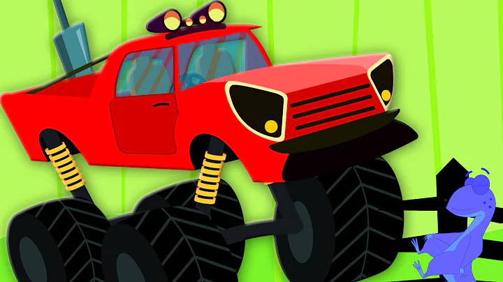 the wheels on the monster truck | nursery rhyme | kids song | children rhymes | kids tv videos