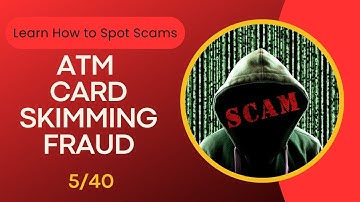 ATM Card Skimming Fraud | scam alert | animated videos