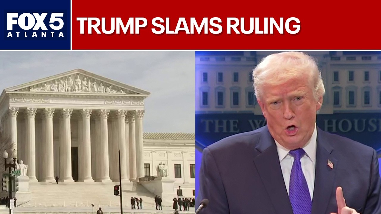 SCOTUS blocks tariffs; Trump slams "disgrace" ruling