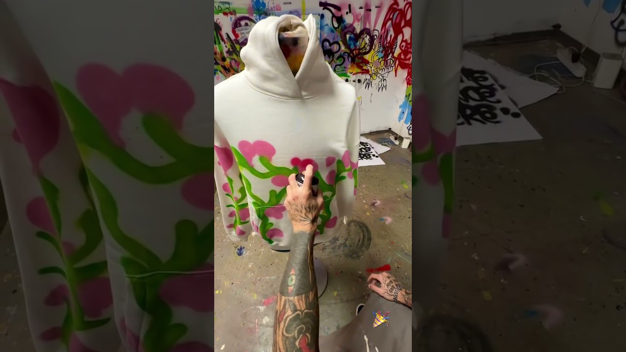 Custom spray hoodie 