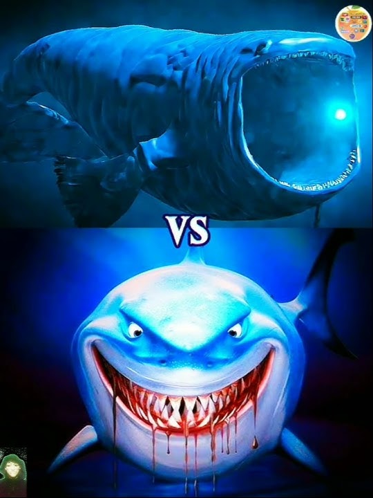 megalodon vs The bloop°sharktopus°giant moray eel°hippocampus #shorts #viral #monster #music #the