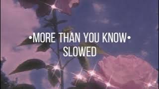 More than you know slowed - Axwell / Ingrosso