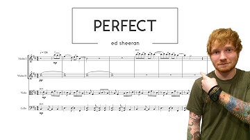 PERFECT - Ed Sheeran | String Quartet Sheet Music