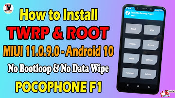 INSTALL OFFICIAL TWRP RECOVERY & ROOT ON POCO F1 | WITHOUT DATA LOSS | MIUI 11.0.9.0 ANDROID 10 |