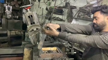 How to make tail stock operation part of lathe machine hi class lathe machine #technology #hardwork