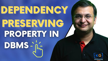 4.18 Dependency Preserving Decomposition in DBMS in Hindi