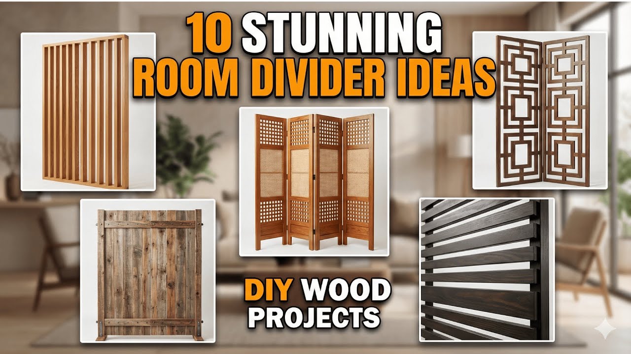 Top 10 Wooden Room Divider Screen Ideas | Stylish DIY Projects You Can Build