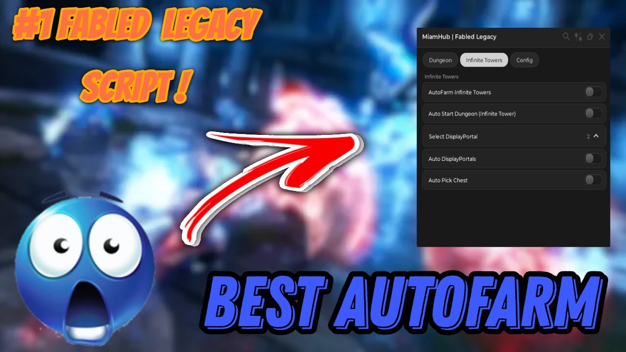 Fabled Legacy RPG! Script! | Auto Farm, Auto Infinite Tower