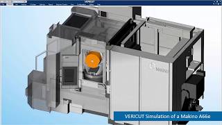 Makino Machine Tool CNC Simulation with VERICUT