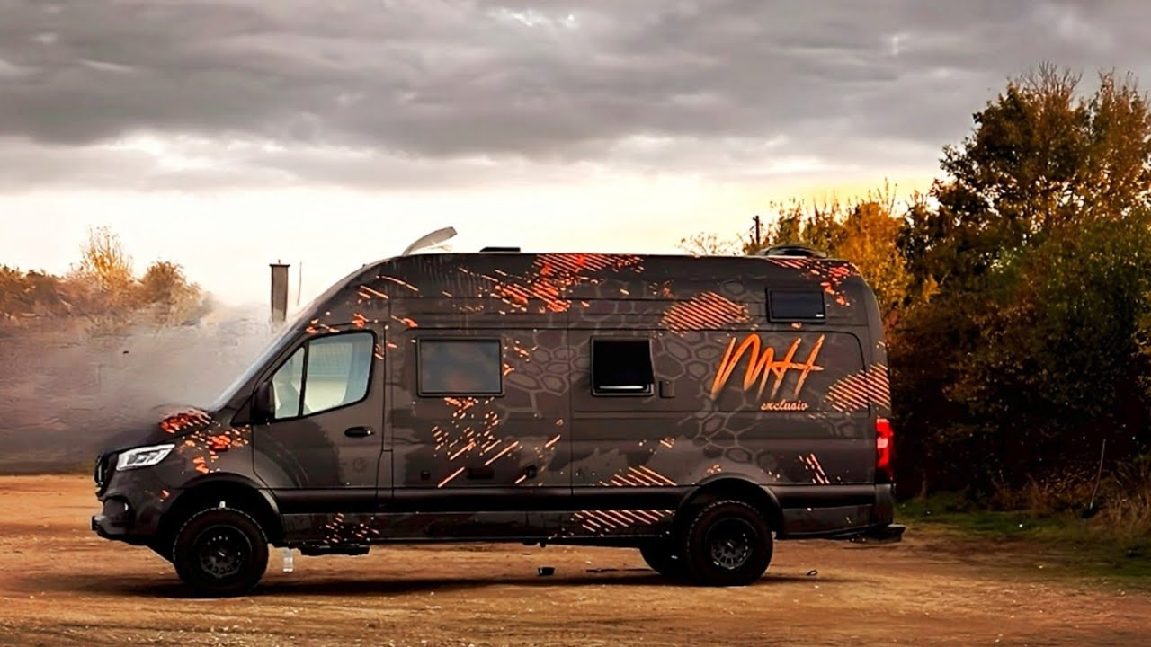 7M LANG! 3,5M HOCH! GRÖSSTES 4x4 SPRINTER WOHNMOBIL 2025 kommt aus SACHSEN in Spielfilmlänge