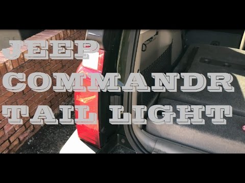 How to remove rear taillights and bulbs Jeep Commander