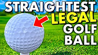Instantly STOP Your Slice?!  Legal Straight Flight Golf Ball!