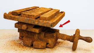 Restauration d'un outil mystérieux rouillé de 120 ans | De quoi s'agit-il ?