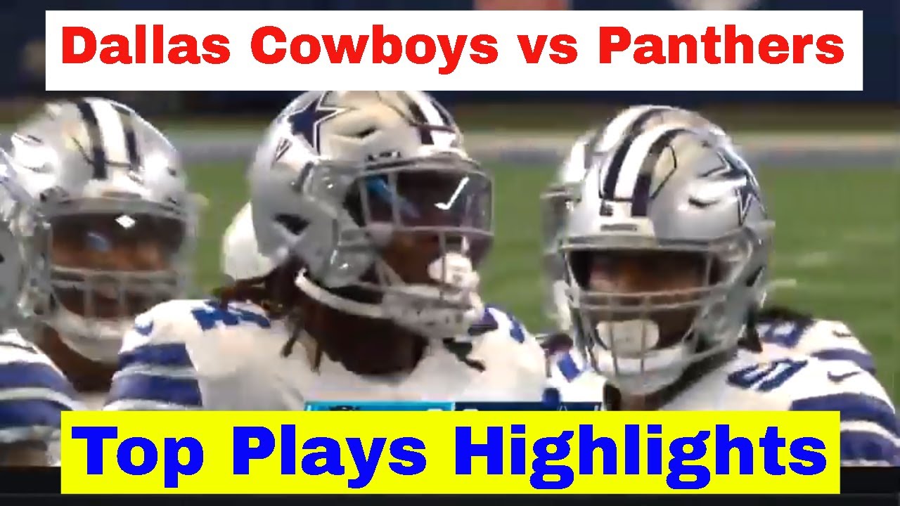 Dallas Cowboys vs Panthers Top Plays from 2021 Week 4 NFL Win Big Sports