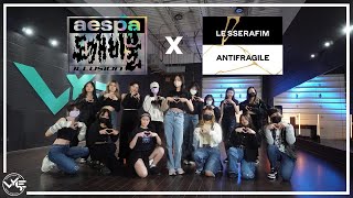 AESPA "Illusion" x LESSERAFIM "Antifragile" [KPOP Dance Cover] | VYbE Dance