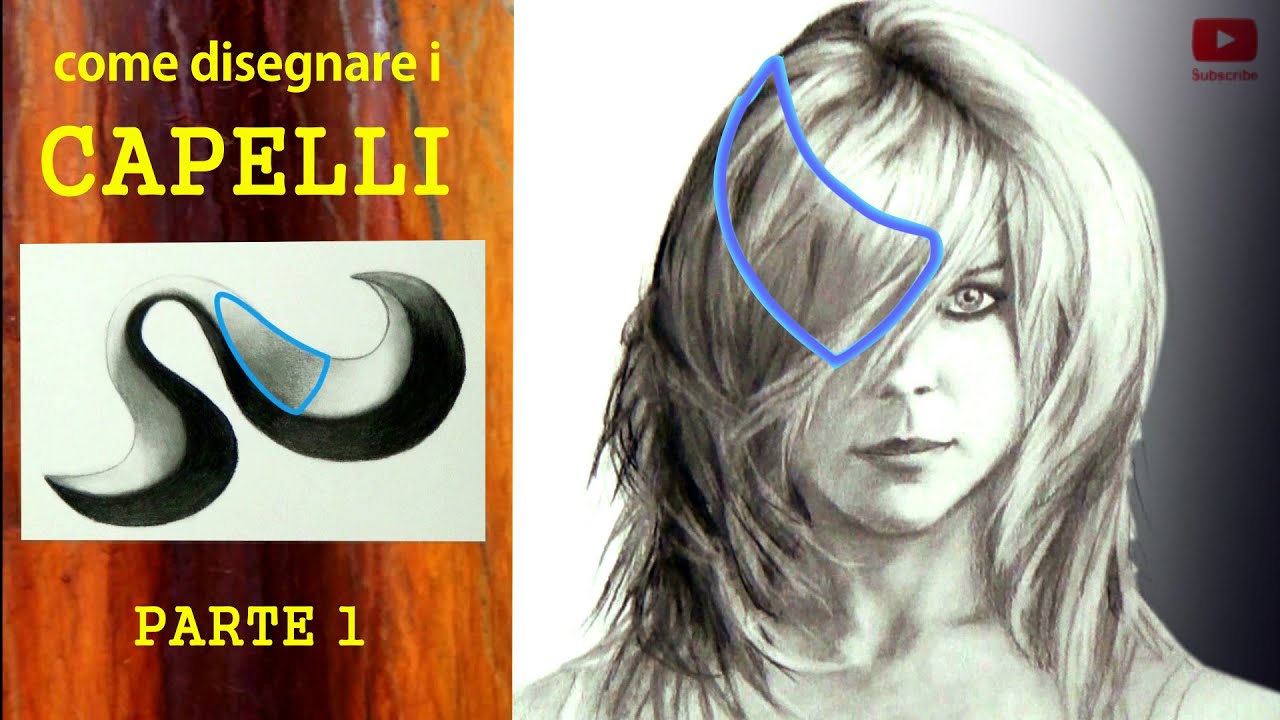 Tutorial Come Disegnare I Capelli 1 Parte Capelli Lisci A Matita How To Draw Hair Youtube