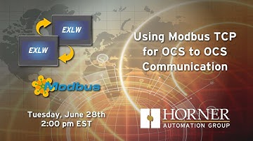 Using Modbus TCP for OCS to OCS Communication