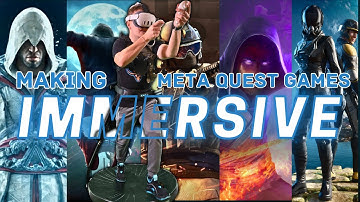 Making Meta Quest VR Games IMMERSIVE on the Katwalk C2+ VR Treadmill!