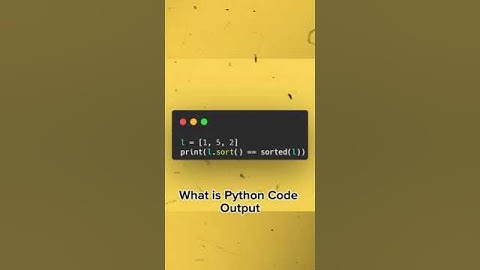 Python Quiz | What is Output ? | 06 #shorts #video