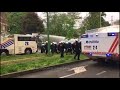 Clashes after Beerschot-Wilrijk vs. Royal Antwerp 29.04.2018