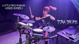 Avenged Sevenfold - A Little Piece Of Heaven ❗️FLASH WARNING ⚠️ drum cover by Tora Drums
