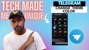How to change chat theme on telegram | how to change telegram theme color
