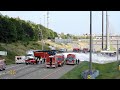 Brampton: Panther 6x6 airport crash tender at risky tanker rollover accident 7-15-2021