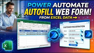 Power Automate | Autofill web form by retrieve data from Excel