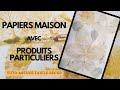 Papiers fait maison ecoprint avec produits particuliers une tuerie