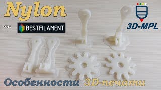 Nylon from BestFilament. Features of 3d printing by nylon