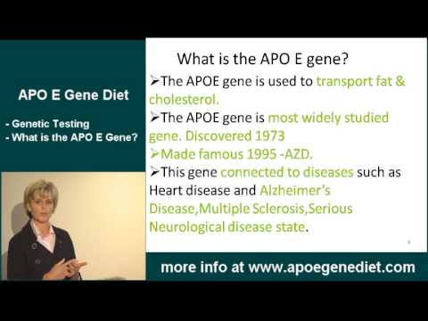 Pamela McDonald - Part 1- What is the APO E Gene? ...