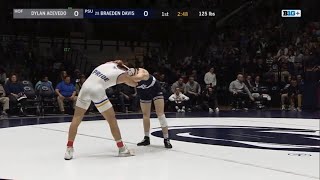 Braeden Davis(PSU) vs Dylan Acevedo-Switzer(HOF) 12/10/23 (Jeff Byers Radio Call)