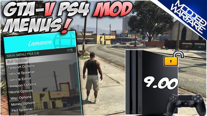 AlFaMoDz V1.2 PS4 4.05 / 4.55 GTA V Mod Menu Updated & Demo Video