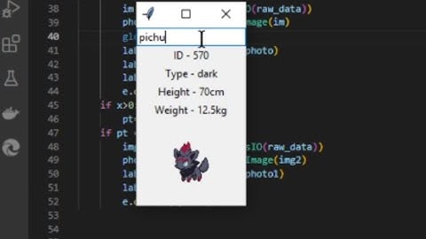 Pokedex Python (tkinter, pypokedex)
