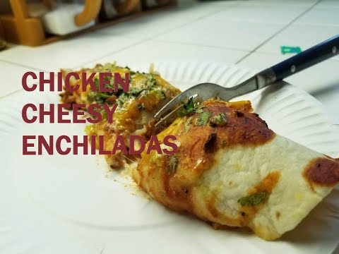 Chicken Cheesy Enchiladas | Easy, Delicious & Juicy | Mexican Dish
