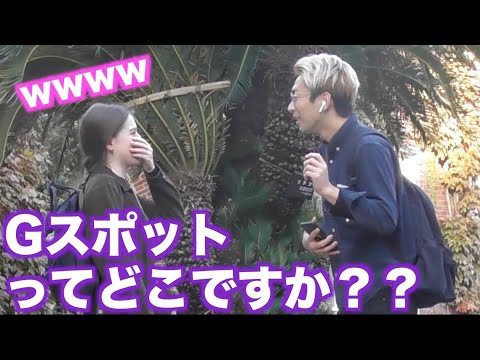 街中で「Gスポットってどこにありますか？」と聞いてみたwww