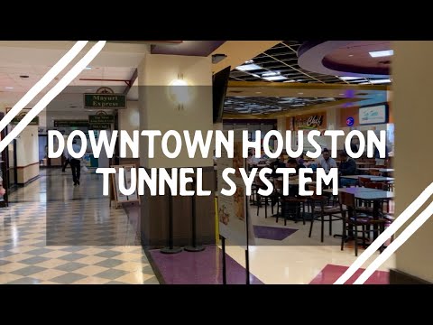 Downtown Houston Tunnel System || Exploring Houston, Texas