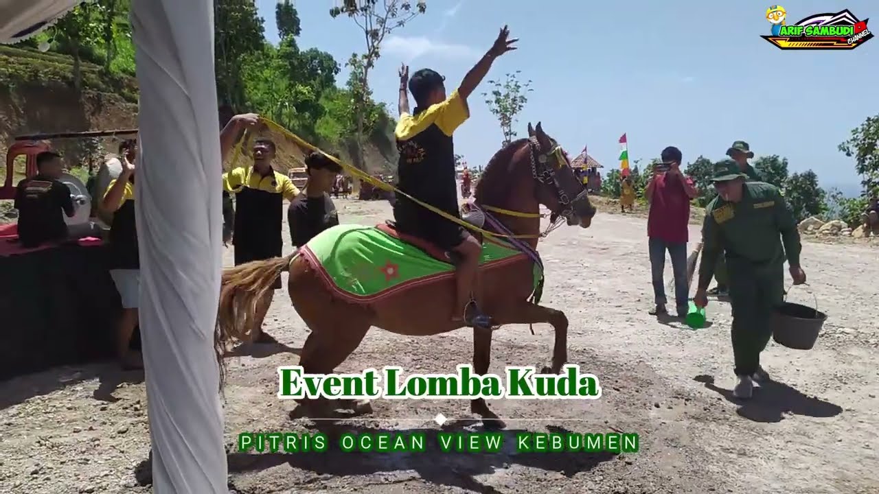 Perebutan Piala Bupati Kebumen Event Lomba Kuda Di Pitris Ocean View 14/12/2023
