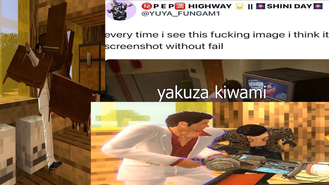 yakuza - kiryu throws a drawer at nishiki
